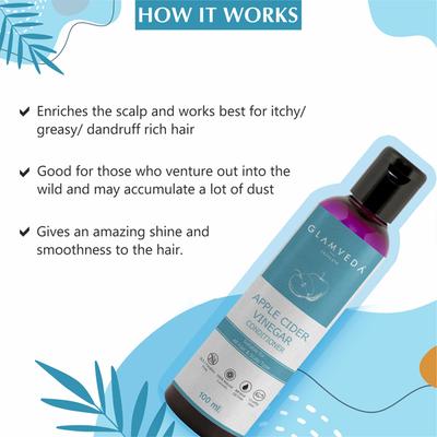 Glamveda Apple Cider Vinegar Conditioner 100 ml - Conditioners