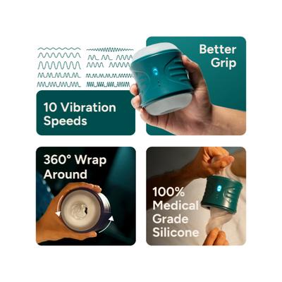 MyMuse Edge Lifelike Vibrating Stroker Personal Massager for Men 1's - Intimate Tools & Accessories