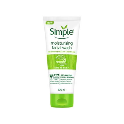 Simple Kind To Skin Moisturising Facial Wash 100 ml - Face Wash & Cleansers