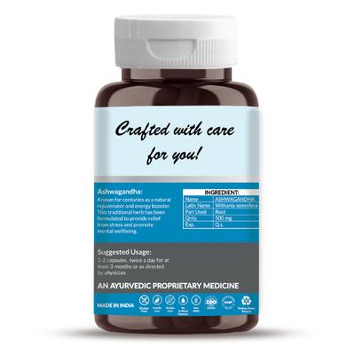 Nutra On Ashwagandha Capsule 60's - Speciality Medicines