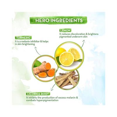 Mamaearth Vitamin C Underarm Mask with Vitamin C & Turmeric for Brighter Underarms 50 gm - Scrubs & Exfoliants