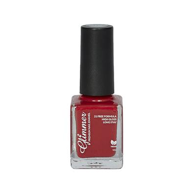 Glimmer Premium Nail Enamel Red Berry 10 ml - Nail Polish