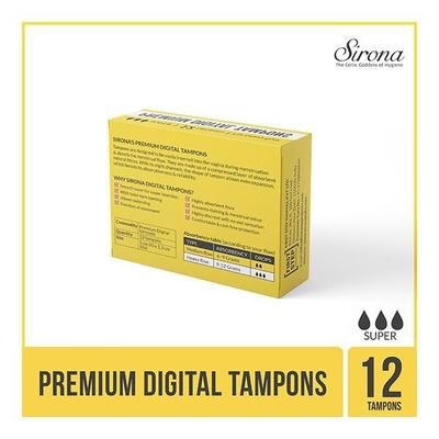 Sirona Worry-Free Periods Tampons - Heavy Flow 12's - Tampons