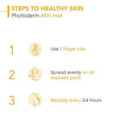 Bioderma Photoderm AKN Mat SPF 30 PA+++ Sunscreen for Oily & Acne-Prone Skin, In Vivo Tested 40 ml - Face Sunscreen