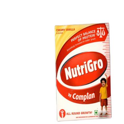 Complan Nutrigro Powder Refill Pack 200 g - Creamy Vanilla Flavour - Kids Nutrition