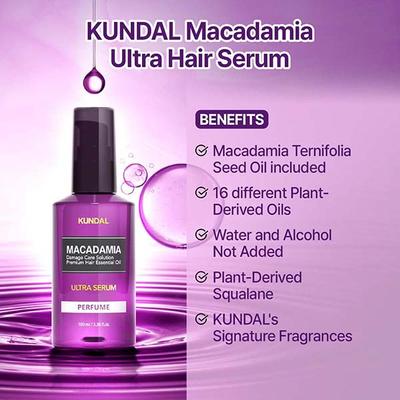 Kundal Macadamia Ultra Hair Serum Cherry Blossom 100 ml - Hair Serums