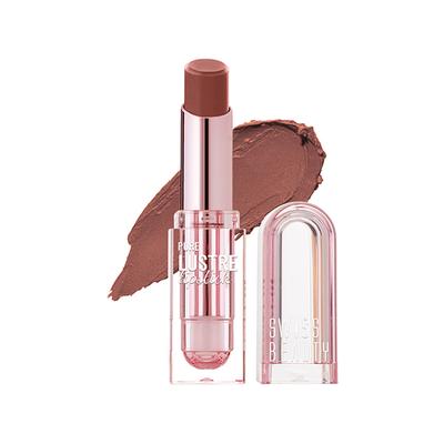 Swiss Beauty Pure Lustre Lipstick -Twisted Caramel 3.8 g - Lipsticks