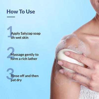 Fixderma Salyzap Soap with Salicylic Acid, Tea Tree Oil & Vitamin E, Acne Soap for Oily Skin 75 gm - Soaps