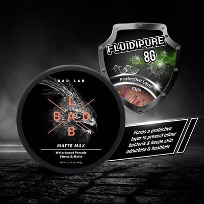Bad Lab Matte Max Water-based Pomade, Strong & Matte 40 gm - Pomades