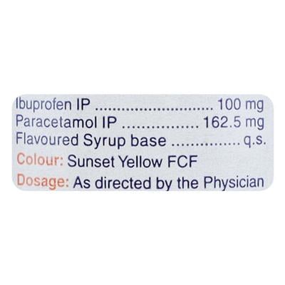 IBUGESIC PLUS ORANGE FLAVOUR Suspension 100ml - Pain relief-Nsa
