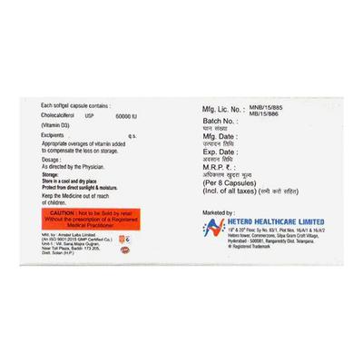 36 D 60k Softgel Capsule 8's - Supplements-Vit