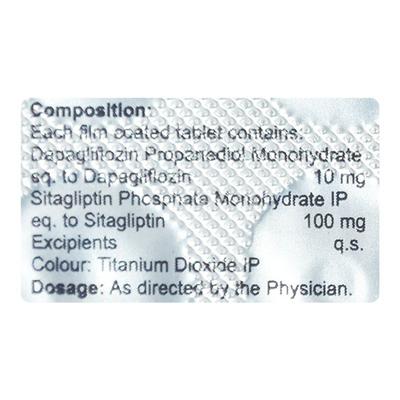 DAPAONE S 10/100 Tablet 10's - Diabetes-Ant