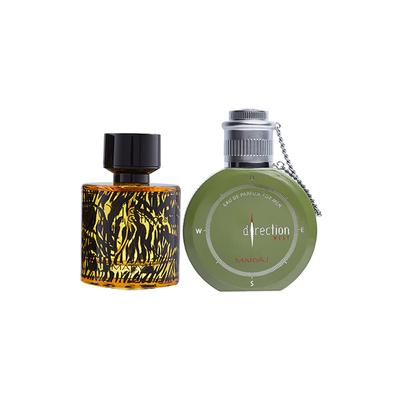Maryaj Wild Stripes EDP Aromatic Oriental Perfume And Maryaj Direction West EDP Green Spicy Perfume 200 ml - Men Perfumes (Edt/Edp)