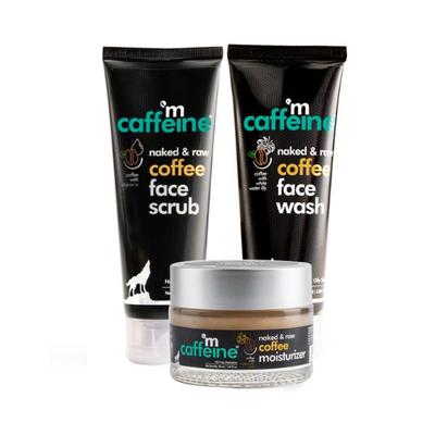 mCaffeine Coffee C-E-M Routine with Face Wash, Face Scrub & Oil-free Moisturizer 250 gm - Face Moisturizers