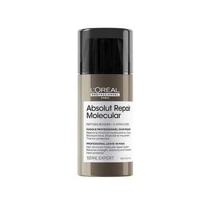 L'Oreal Professionnel Absolut Repair Molecular Deep Repairing Leave-In Cream for Damaged Hair 100 ml - Hair Creams