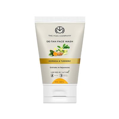 The Man Company De-tan Facewash With Turmeric & Moringa 100 ml - Face Washes