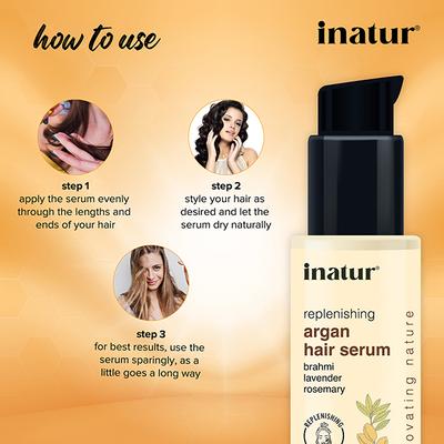 Inatur Moroccan Hair Serum - Argan 50 ml - Hair Serums