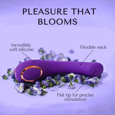 Libertee Premium Curved Rechargeable Massager 12 Modes Violet 1's - Massagers And Vibrators