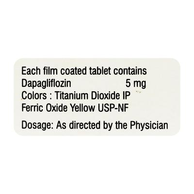 DAPABITE 5 Tablet 10's - Diabetes-Ant