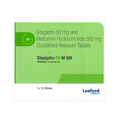 SITALIPTIN 50 M SR Tablet 15's - Diabetes-Ant