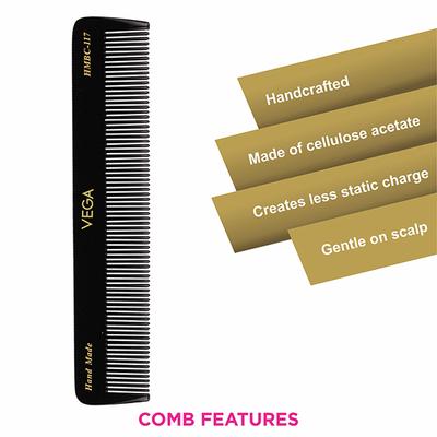 Vega Grooming Comb (HMBC - 114) 35 gm - Hair Combs