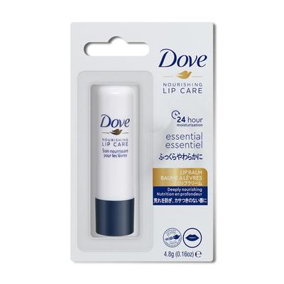 Dove Essential Nourishing Lip Care With Jojoba Oil And Shea Butter Extract 4.8 gm - Lip Glosses