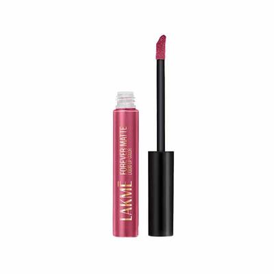 Lakme Forever Matte Liquid Lip, 16hr Lipstick, Pink Punch 5.6ml - Liquid Lipsticks