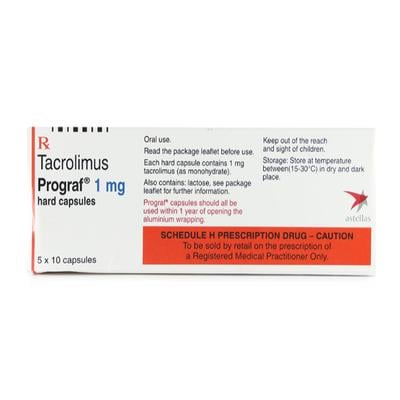 PROGRAF 1mg Hard Capsule 10's - Immune Suppression