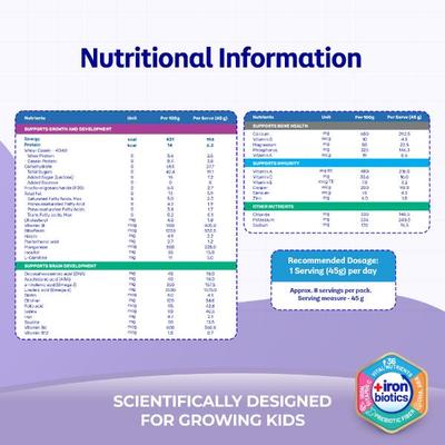 Nutricia DexoGrow Nutritious Milk Drink Powder with Zero Added Sucrose ( 2-6 year) (Refill Pack) 400 g - Nutrition Supplements