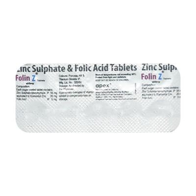 Folinz Tablet 10'S - Iron Supplement/Anaemia-Vma