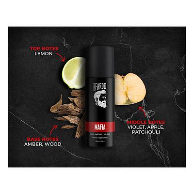 Beardo Perfume Body Spray Combo (Mafia 120 ml + Bandit 120 ml + Don 120 ml) - Men Perfumes (Edt/Edp)