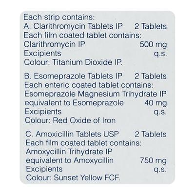 Sompraz HP Tablet Kit 1's - H.Pylori Infection