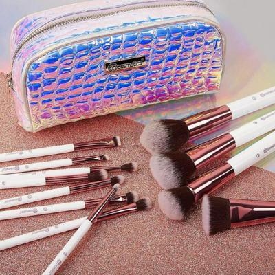 bh cosmetics Crystal Quartz 12 Piece Brush Set 1's - Lens Solution & Accessories