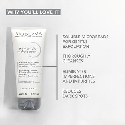 Bioderma Pigmentbio Foaming Cream Brightening Exfoliating Cleanser For Face 200 ml - Scrubs & Exfoliants