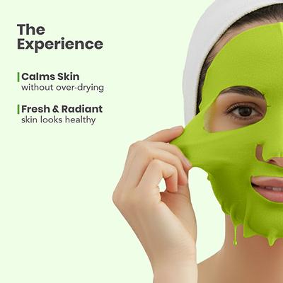 O3+ Ci-Calm Glow Sensitive Skin Sheet Mask with Ceramide for Barrier Repair & Anti Redness 30 gm - Sheet Masks