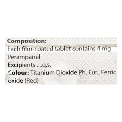 Fycompa 4mg Tablet 14'S - Epilepsy/Convulsion-Ant