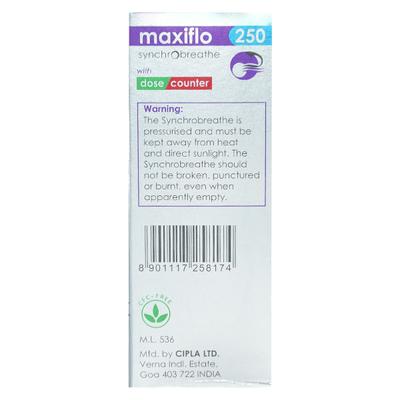 MAXIFLO 250 SYNCHROBREATHE Inhaler 1's - Asthma/COPD-Ast