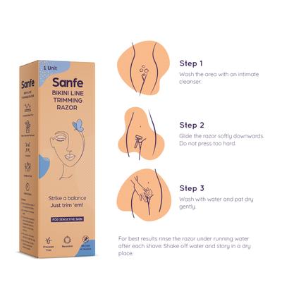 Sanfe Bikini Line Trimming Razor - Shaving & Hair Removal