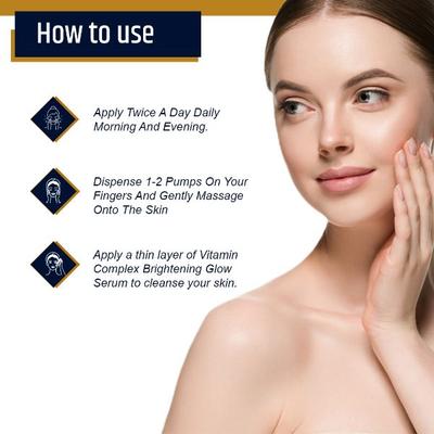 Oceglow Face Serum for Youthful & Radiant Skin Women & Men, With Gold Vitamin Complex & Ceramides 30 ml - Face Serum