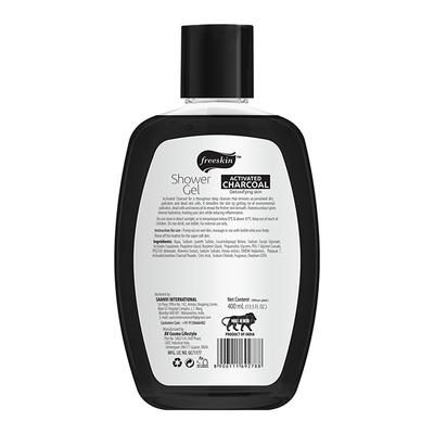Freeskin Charcoal Shower Gel 400 ml - Shower Gels & Body Wash