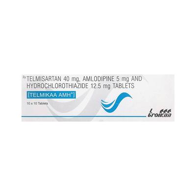 Telmikaa Amh Tablet 10'S - Hypertension-Ang