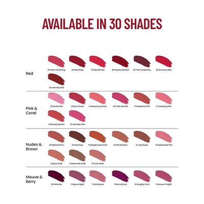 Swiss Beauty Hold Me Matte Liquid Lipstick Mauve Tonight) 4.5 ml - Liquid Lipsticks