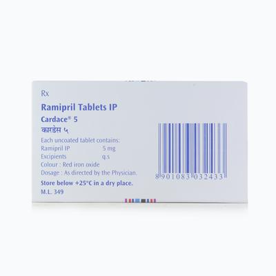 Cardace 5mg Tablet 15'S - Hypertension-ACE