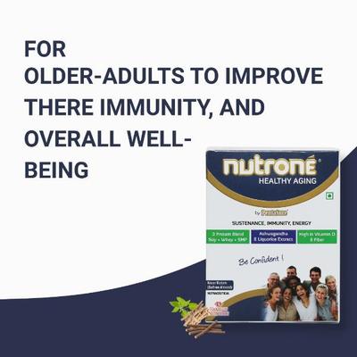Nutrone Healthy Aging Powder - Kesar Badam Flavour 300gm - Daily Health Drinks