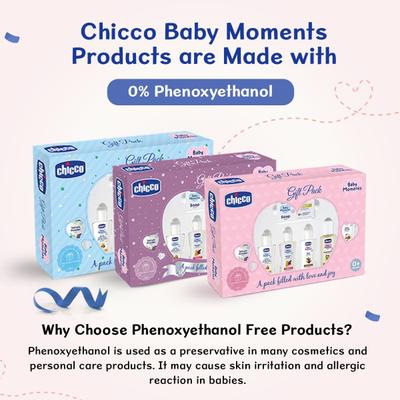 Chicco Baby Moments Baby Caring Set Purple 100 gm - Baby Body Wash