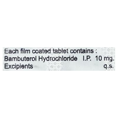 Bambet 10mg Tablet 10'S - Asthma/COPD-Ast
