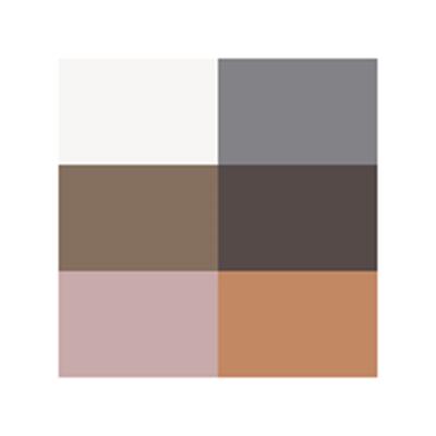 Faces Canada 6 In 1 Eyeshadow Palette Olive Butter & Macadamia Oil - Smokey Diva 03, 6gm - Eye Shadow Palettes