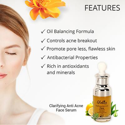 Globus Naturals Clarifying Anti Acne Face Serum 30 ml - Face Serum