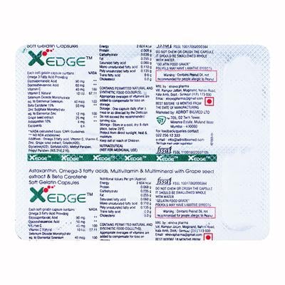 Xedge Capsule 10'S - Supplements-Sup