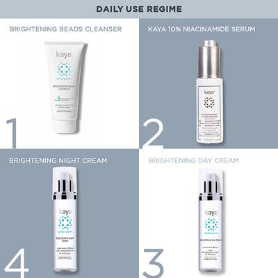 Kaya 10% Niacinamide + 1% Azeloglycina Face Serum, Dark Spot Corrector, Fights Acne, All Skin Types 30 ml - Face Serum